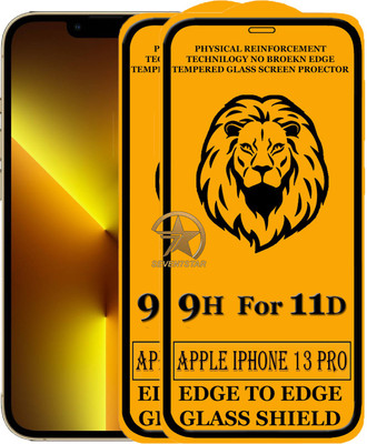 SEVEN7STAR Edge To Edge Tempered Glass for Apple iPhone 13 Pro, iPhone 13 Pro(Pack of 2)