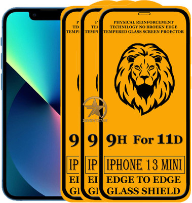 Dream Edge To Edge Tempered Glass for Apple iPhone 13 Mini, iPhone 13 Mini(Pack of 3)