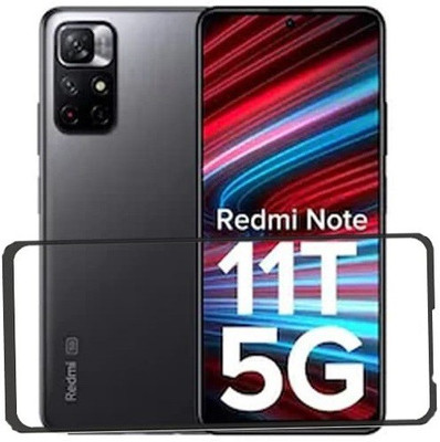 Caseline Edge To Edge Tempered Glass for Redmi Note 11T, Redmi Note 11T 5G, Mi Note 11T(Pack of 1)