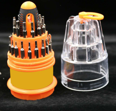 YUV'S Jackly jk 6036 Mobile & Laptop Repairing Combination (31 Pieces) Precision Screwdriver Set(Pack of 31)