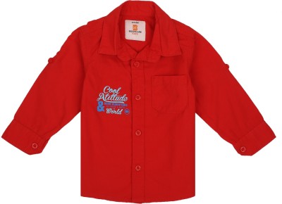 Bodycare Kids Baby Boys Solid Casual Red Shirt