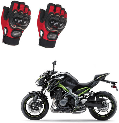AuTO ADDiCT PROBIKER HALF FINGERED GLOVES RED FOR I Z900 Riding Gloves(Red)