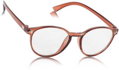 shadz Round, Cat-eye Sunglasses(For Men & Women, Clear)