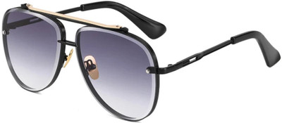 ROZZETTA CRAFT Aviator Sunglasses(For Men & Women, Grey)