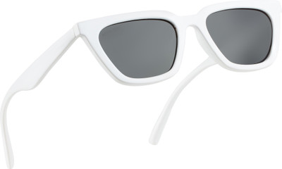ROYAL SON Retro Square Sunglasses(For Men & Women, Black)