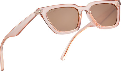 ROYAL SON Retro Square Sunglasses(For Men & Women, Brown)