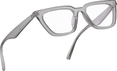 ROYAL SON Retro Square Sunglasses(For Men & Women, Clear)