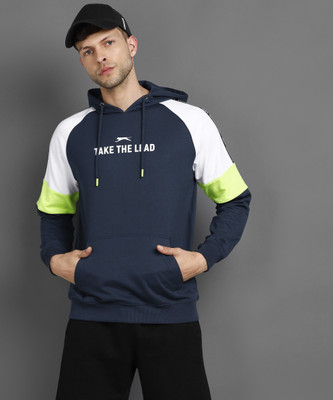 SLAZENGER Full Sleeve Printed Men Sweatshirt