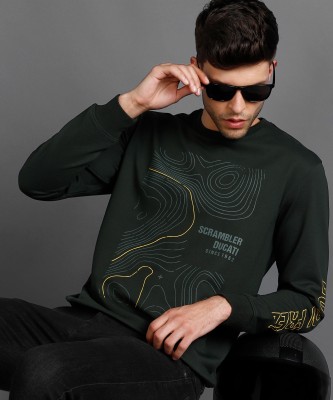 DUCATI Full Sleeve Printed Men Sweatshirt