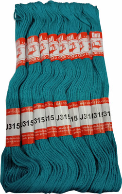 Abn Traders sky blue Thread(90 m Pack of25)