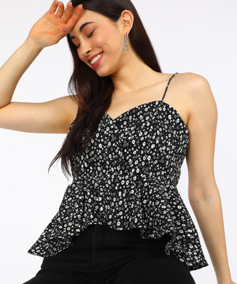 Tokyo Talkies Casual Printed Women Multicolor Top