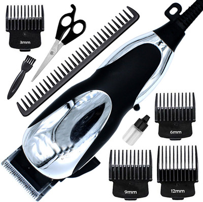 QGS Professional Corded Waterproof Beard Mustache Trimmer Powerful 9W Hair Clipper Salon approved Electric Razor Grooming Kit (6 Month Warranty) 2601 Fully Waterproof Trimmer 10000 min  Runtime 4 Length Settings(Multicolor)