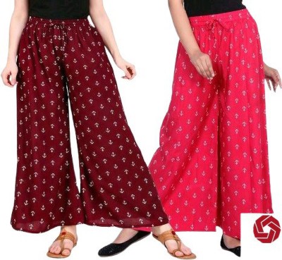 VedSi Relaxed Women Multicolor Trousers