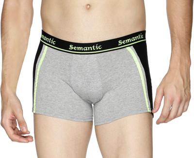 Semantic Men Men's Cotton Trunks Non Itching Anti Chaffing Underwear Brief