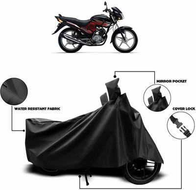 KEDIT Two Wheeler Cover for Yamaha(YBR 110, Black)