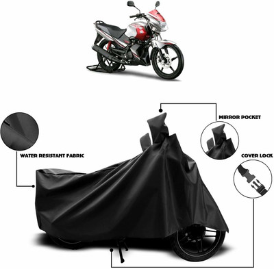 KEDIT Two Wheeler Cover for Yamaha(Gladiator SS, Black)
