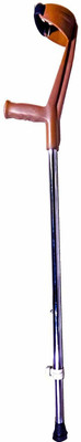 MUBBA Brown Elbow Crutch Walking Stick