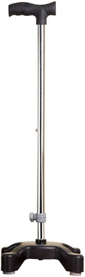 MUBBA 4 Leg Black Walking Stick