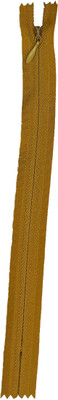 Jyoti Zipper - Concealed Size 3 (10 Zips of 8 Inches) (50710) Gold Plastic Open-ended Zipper