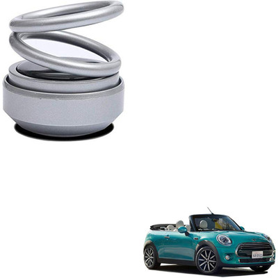 SEMAPHORE Aroma Diffuser Solar Energy Rotating Car Perfume with Long Lasting Mixed Fragrance(Silver) Compatible with Mini Cooper(1 Units)