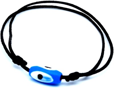 AKS Jewelz Trd anklet_Wood evils eye oval shape Cotton Dori Anklet