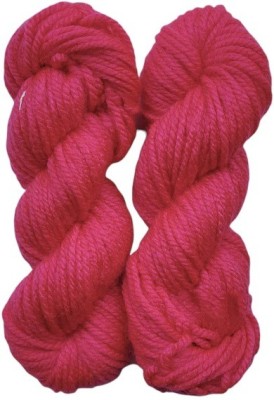 JEFFY Oswal Knitting Yarn Thick Chunky Wool, Varsha Pink 200 gm Best Used with Knitting Needles, Crochet Needles Wool Yarn for Knitting,Hand Knitting Yarn. by Oswal Shade no-16