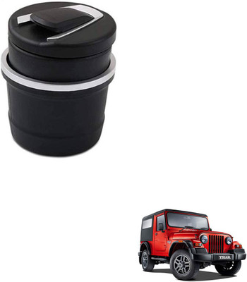 SEMAPHORE Black Plastic Ashtray(Pack of 1)