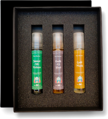 MYSTIQ Perfume Roll-on | Pack of 3 (15ml each) | Eco Series | Gold Musk | Jannatul Firdaus | Oudh-El-Hind Classic | Alcohol Free Concentrated Long Lasting Attar | Fresh & Woody Perfume Combo | Gift Set Herbal Attar(Gold Musk, Jannat ul Firdaus) MYSTIQ Perfume Roll-on | Pack of 3 (15ml each) | Eco Series | Gold Musk | Jannatul Firdaus | Oudh-El-Hind Classic | Alcohol Free Concentrated Long Lasting Attar | Fresh & Woody Perfume Combo | Gift Set Herbal Attar(Gold Musk, Jannat ul Firdaus)