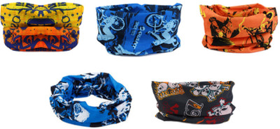 ASHIRWAD Men Printed Bandana(Pack of 5)