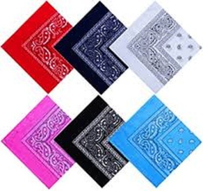 PAROPKAR Men & Women Printed Bandana(Pack of 6)