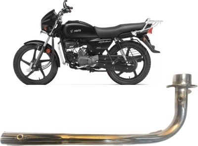 AUTOPLEX Hero Splendor, Splendor Plus Slip-on Exhaust System(Mild Steel)