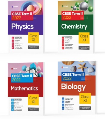 Arihant CBSE Physics ,Chemistry,Mathmatics & Biology Term 2 Class 12 for 2022 Exam (Cover Theory and MCQs) (Set of 4 Books)(Paperback, Arihant Experts)