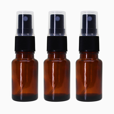 nsb herbals 10 ml Glass Bottle(Pack of 3, Brown)
