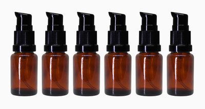 nsb herbals 10 ml Glass Bottle(Pack of 6, Brown)