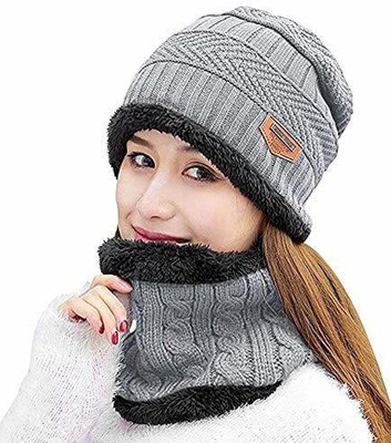 Atipriya Solid Beanie Cap