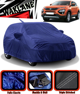 WAKLANE Car Cover For Tata Harrier (With Mirror Pockets)(Blue)