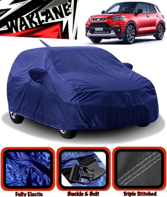WAKLANE Car Cover For Maruti Suzuki Vitara Brezza Facelift (With Mirror Pockets)(Blue)