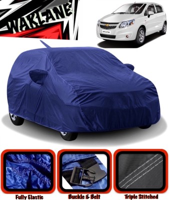 WAKLANE Car Cover For Chevrolet Sail U-VA (With Mirror Pockets)(Blue)