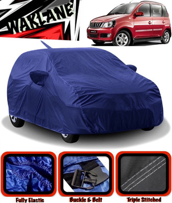 WAKLANE Car Cover For Mahindra Quanto (With Mirror Pockets)(Blue)