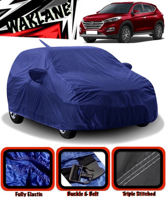 WAKLANE Car Cover For Hyundai Tucson (With Mirror Pockets)(Blue)