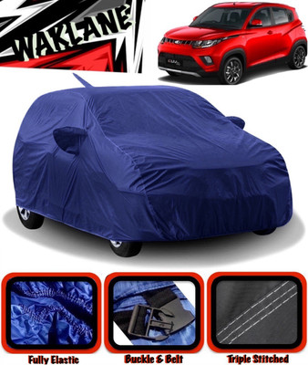 WAKLANE Car Cover For Mahindra KUV100 (With Mirror Pockets)(Blue)