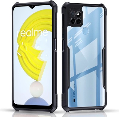 LILLIPUT Back Cover for Realme C25y(Black, Pack of: 1)