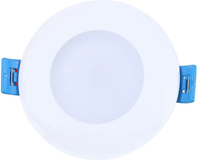 KLICK 3 Watt LED Downlight 360° Adjustable Slim Ceiling Light for Home, Offices & Other Indoor Uses Hexa (Pink, Round) (KLKLB88) Recessed Ceiling Light Ceiling Lamp(White)