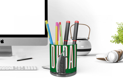 curiohh 1 Compartments Ceramic Pen Stand(Multicolor)