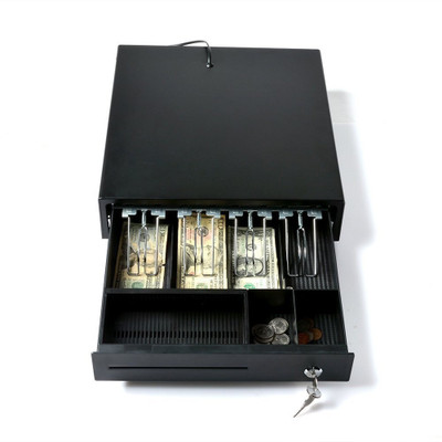 SWAGGERS 7 Compartments Metal portable(Black)