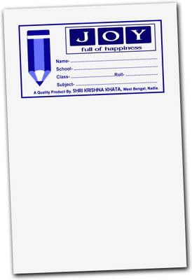 joy full of happiness JOY ( full of happiness), 88 PAGE, DISTA KHATA, REGULAR USE, UNRULLED, WTHITE PAGE, 10 UNIT IN PAKET Regular Notebook UNRULED 88 Pages  (White, Pack of 10)