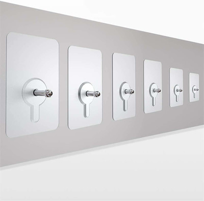 FIMONZA WORLD Set of 20 Wall Hooks Heavy Duty for Hanging 10KG (Max) Magic Stickers Hooks Hook 20(Pack of 20)