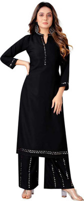 Gabhahouse Women Kurta Palazzo Set