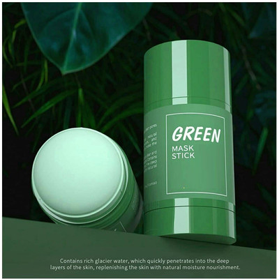 REIMICHI Best Green Purifying Clay Stick Mask Oil Control Anti-Acne Remover(40 g)