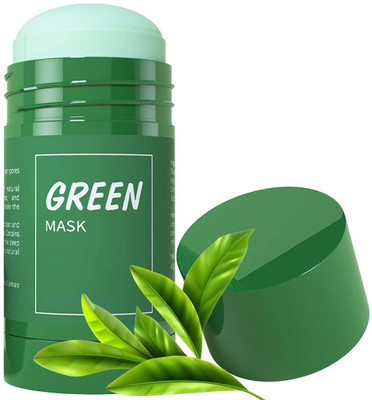 ADJD Face Mask Blackhead Remover Acne Deep Cleansing Green Tea And Eggplant Mask Stick(40 g)